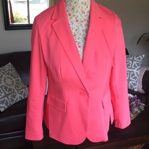 Lane Bryant Coral Blazer sz 16